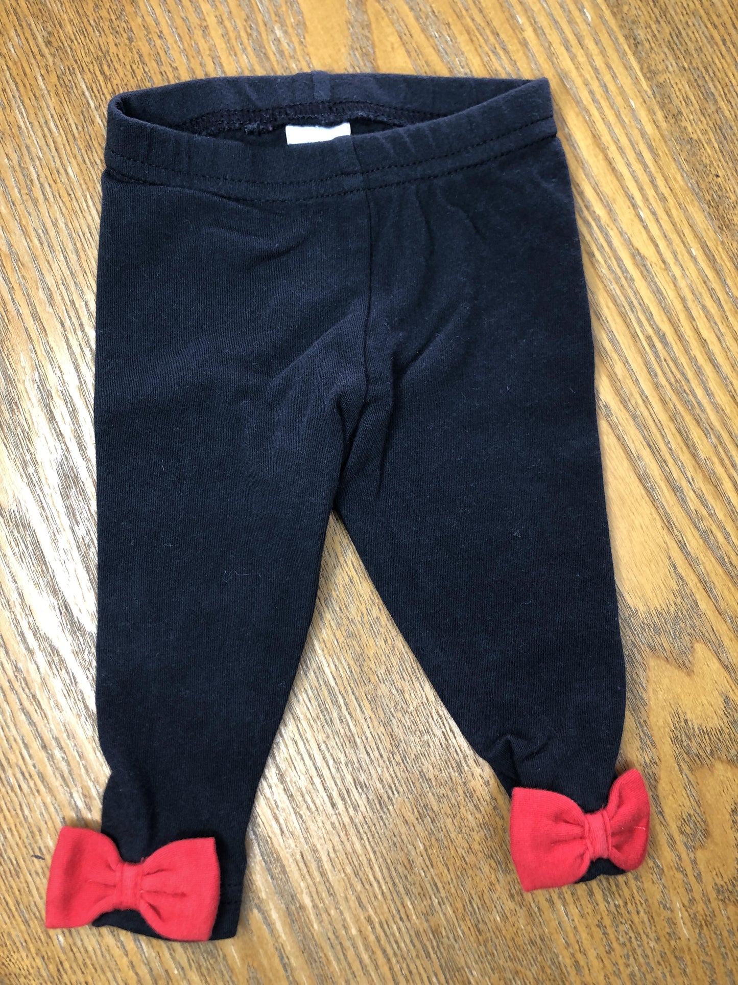 Carters Girls Black | Red Pants Size: 3 months Black | Red