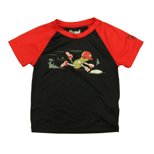 Under Armour Boys Black | Red Athletic Top Size: 2T Black | Red