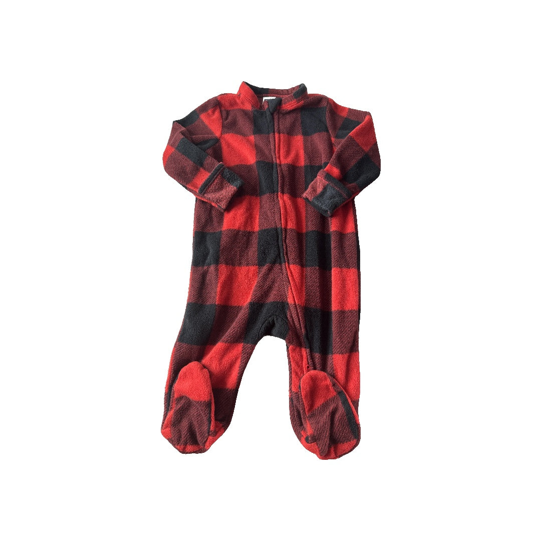 Old Navy Boys Black | Red Pajamas Size: 3-6 months Black | Red