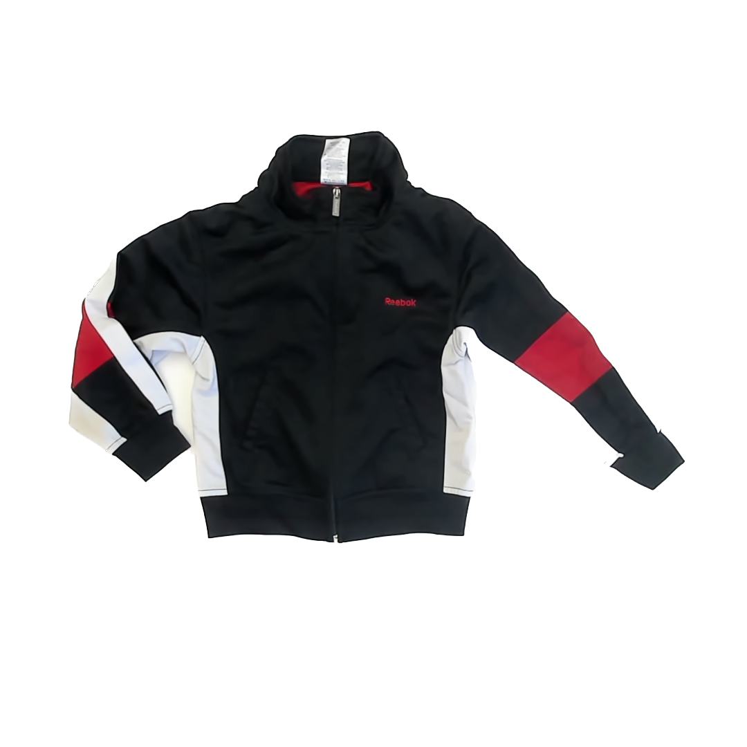 Reebok Boys Black | Red Jacket Size: 4T Black | Red
