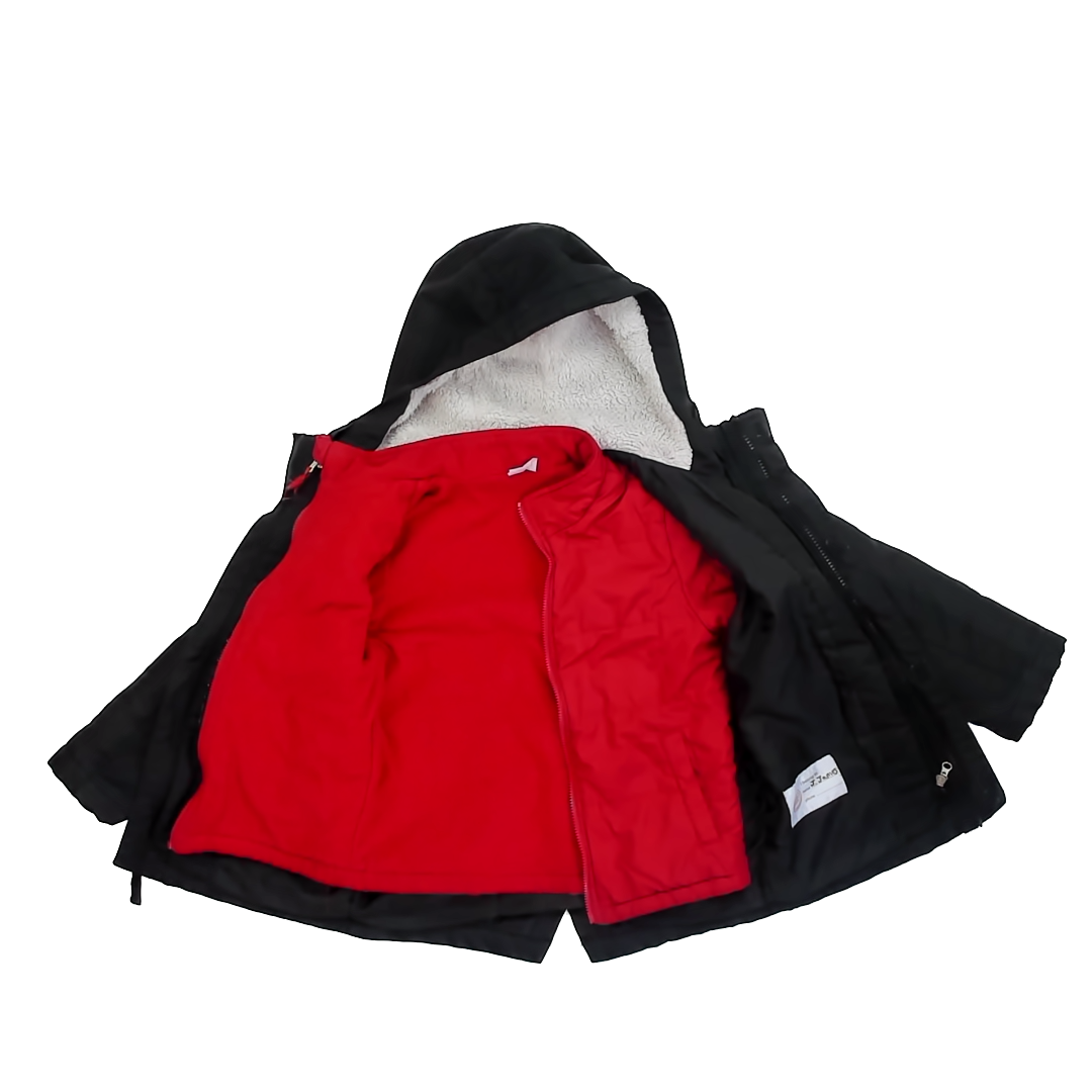 Wonder Nation Boys Black | Red Snow & Ski Coat Size: 4T Black | Red