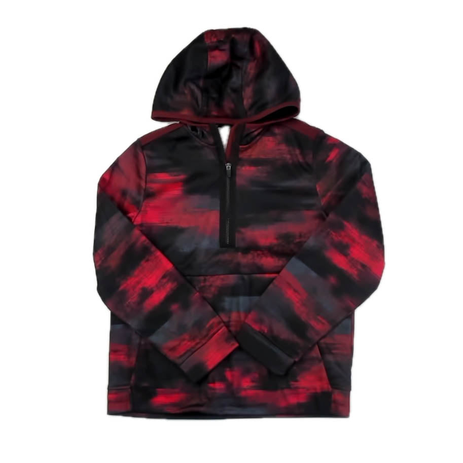 Athletic Works Boys Black | Red Hoodie Size: 18 Years Black | Red
