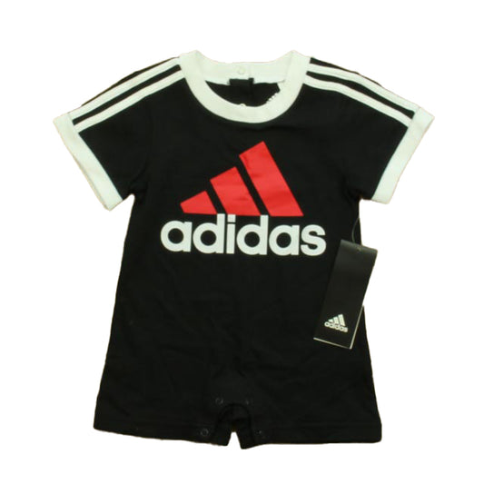 Adidas Boys Black | Red Romper Size: 6 Months Black | Red