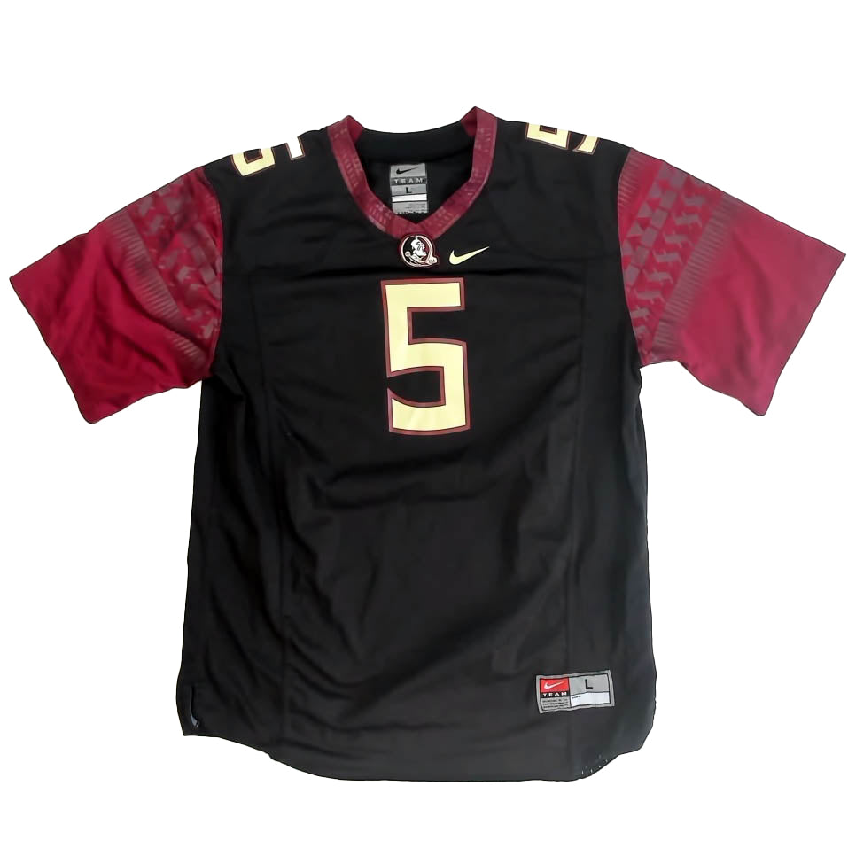 Nike Boys Black Redskins Sports Jersey Size: 14 Years Black Redskins
