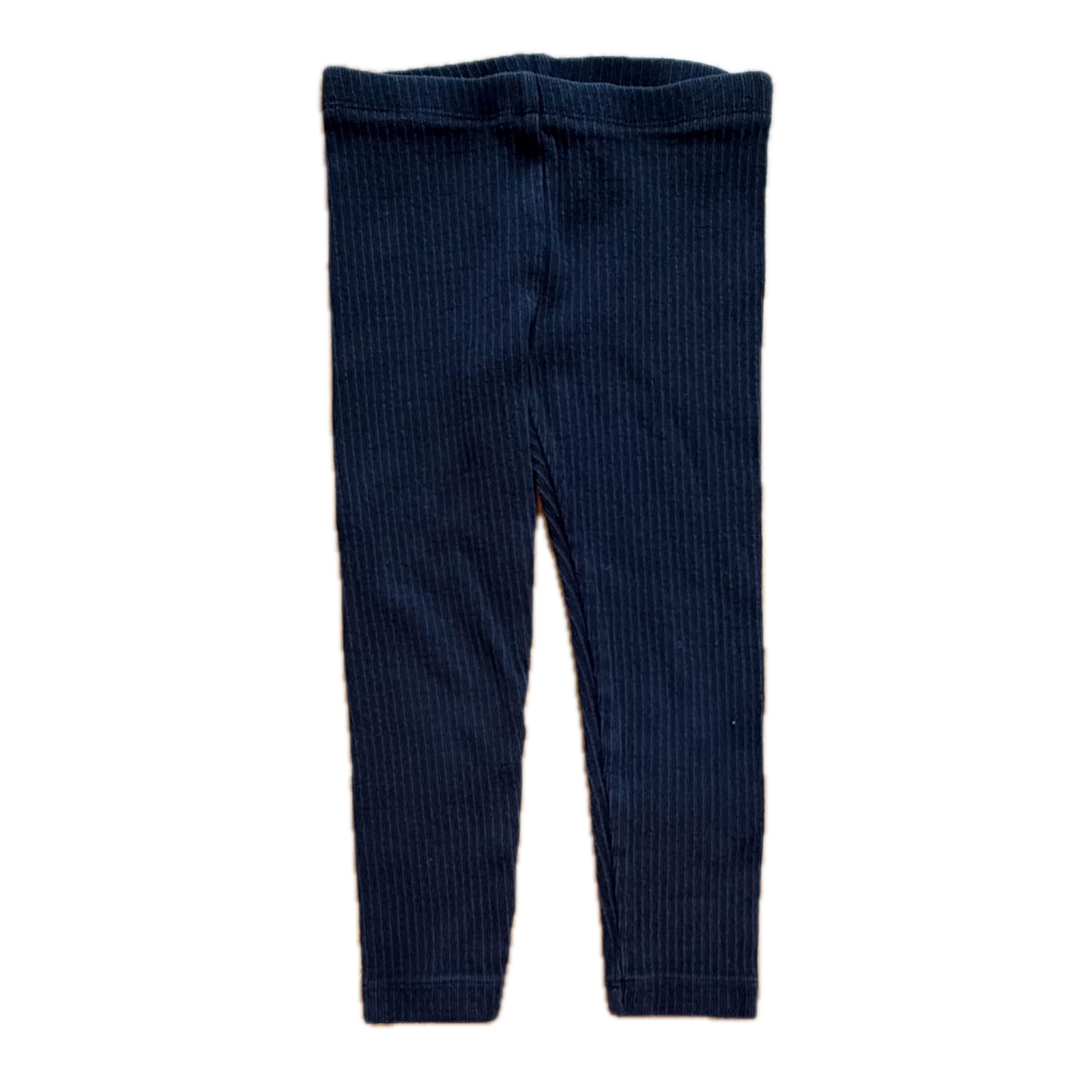 Tea Collection Girls Black Ribbed Leggings Size: 4T Black Ribbed