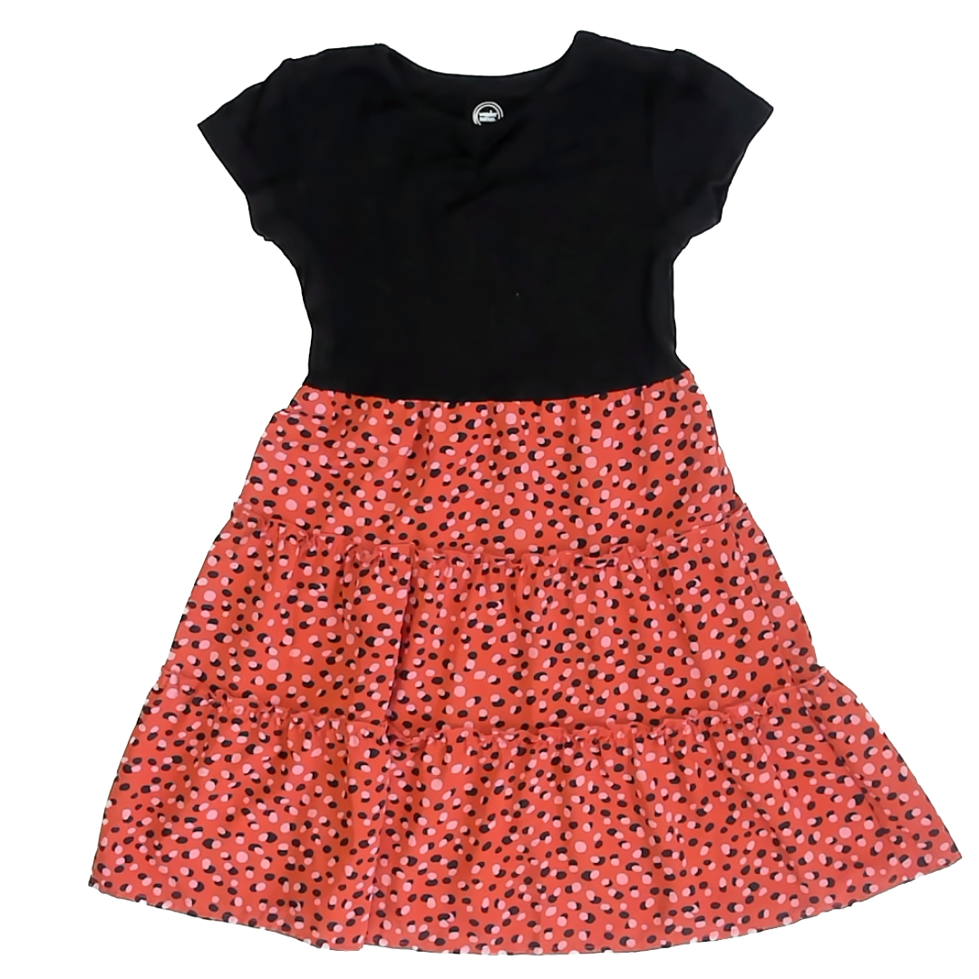 Wonder Nation Girls Black | Rust Dress Size: 7-8 Years Black | Rust