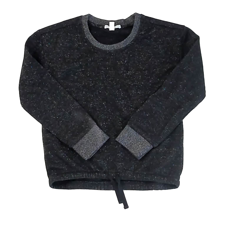 Rockets Of Awesome Girls Black | Shimmer Sweatshirt Size: 7 Years Black | Shimmer