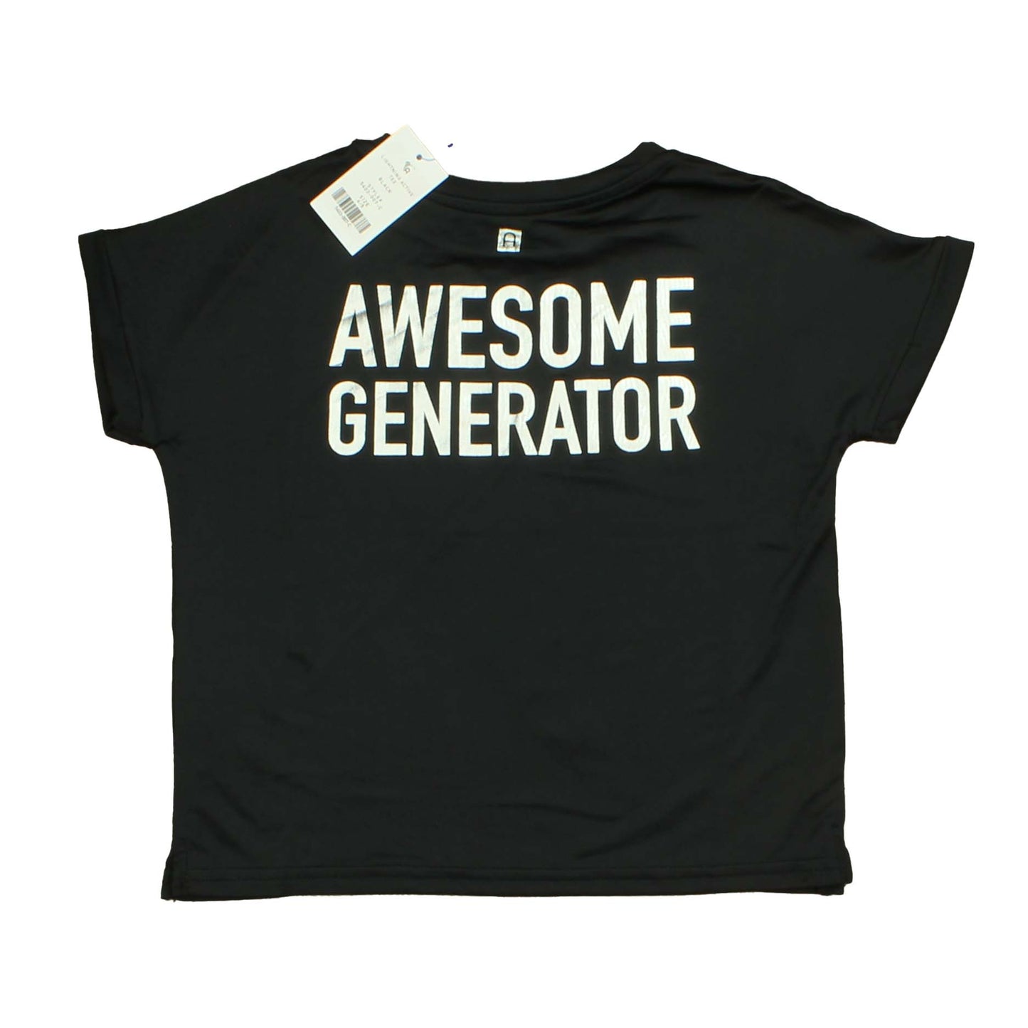 Rockets Of Awesome Girls Black | Silver | Awesome Generator T-Shirt Size: 4-5T Black | Silver | Awesome Generator