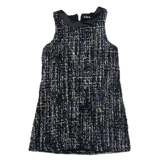 Kidpik Girls Black |Silver Dress Size: 6 Years Black |Silver