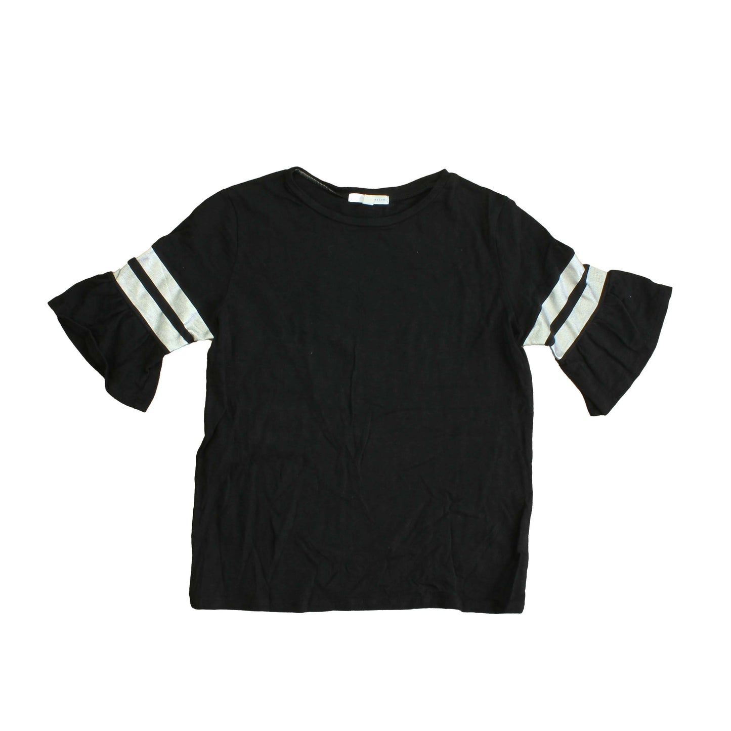 Rockets Of Awesome Girls Black | Silver T-Shirt Size: 10-12 Years