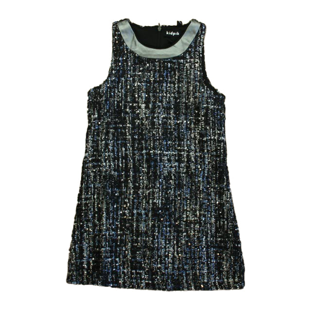 Kidpik Girls Black | Silver Dress Size: 6 Years