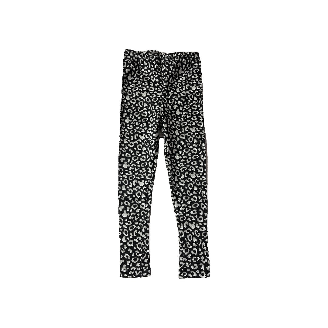 Disney Girls Black | Silver Pants Size: 4T Black | Silver