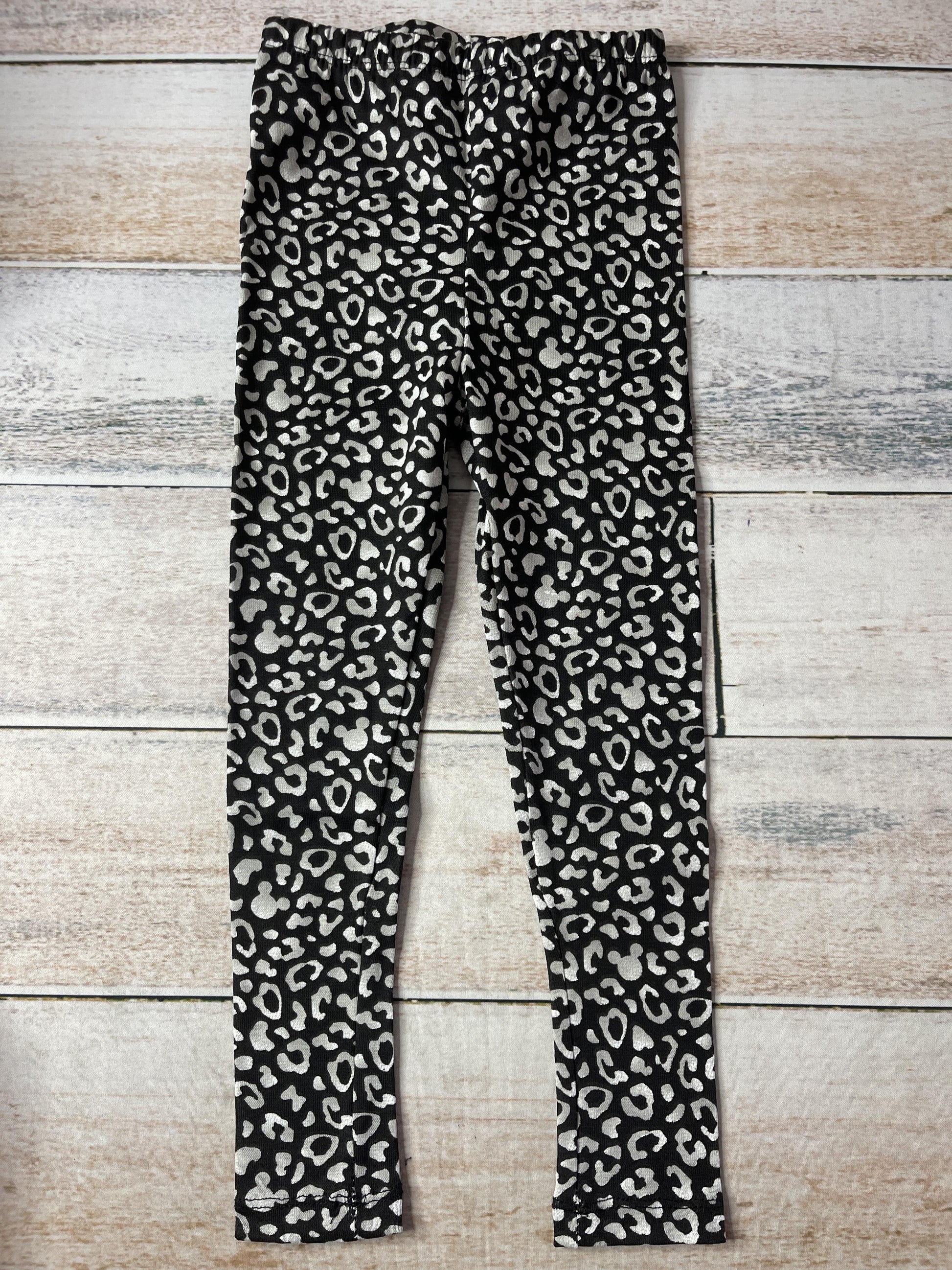 Disney Girls Black | Silver Pants Size: 4T Black | Silver