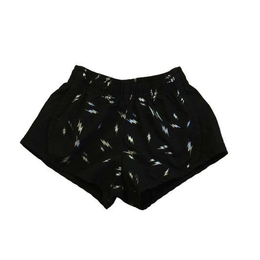 Rockets Of Awesome Girls Black | Silver Athletic Shorts Size: 4-5T Black | Silver