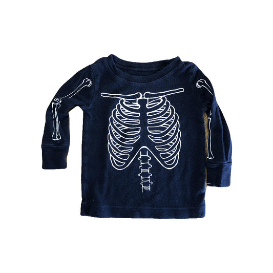 Old Navy Boys Black | Skeleton Pajamas Size: 6-12 months Black | Skeleton
