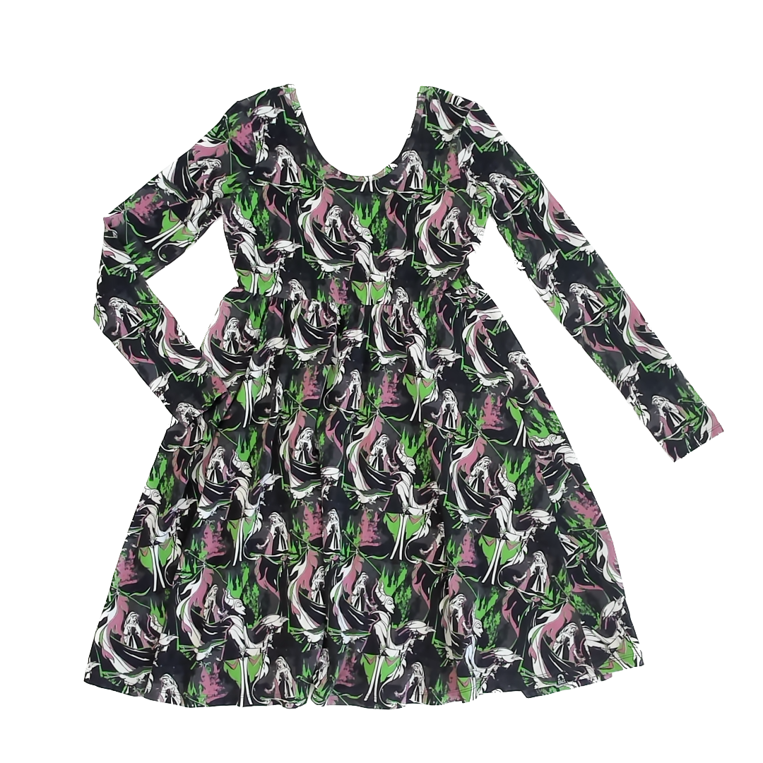 Rags Girls Black | Sleeping Beauty Dress Size: 11/12 Black | Sleeping Beauty