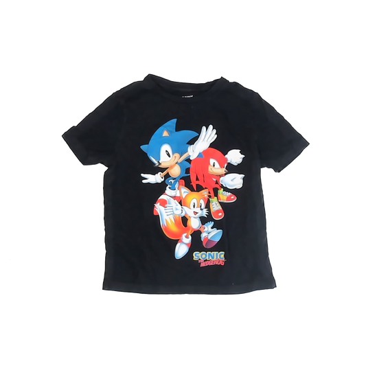 Old Navy Boys Black Sonic T-Shirt Size: 8 Years Black Sonic