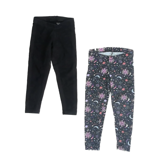Member's Mark Girls Black Sparkle | Space Leggings Size: 4-5T Black Sparkle | Space