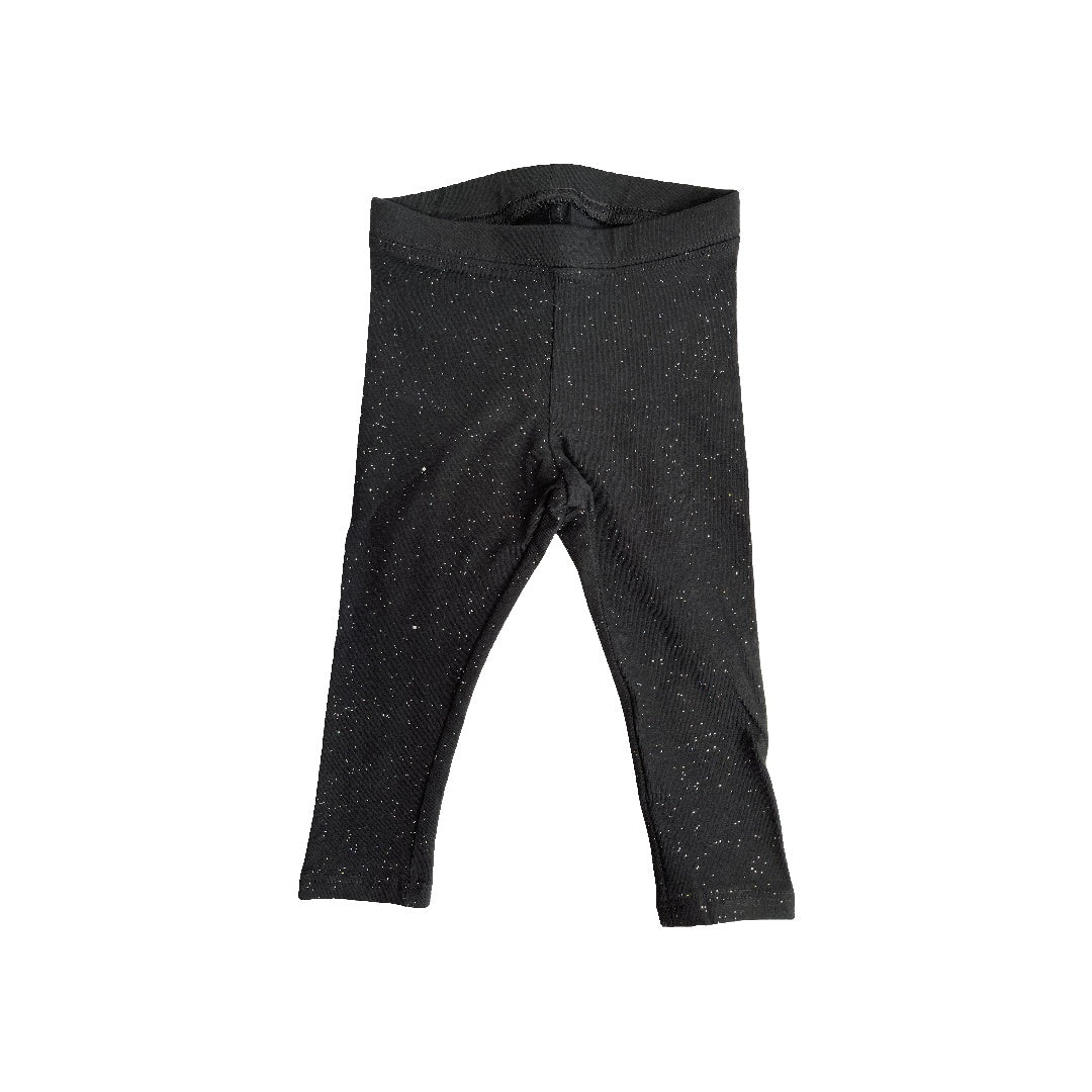 Cat & Jack Girls Black | Sparkle Pants Size: 18 months Black | Sparkle