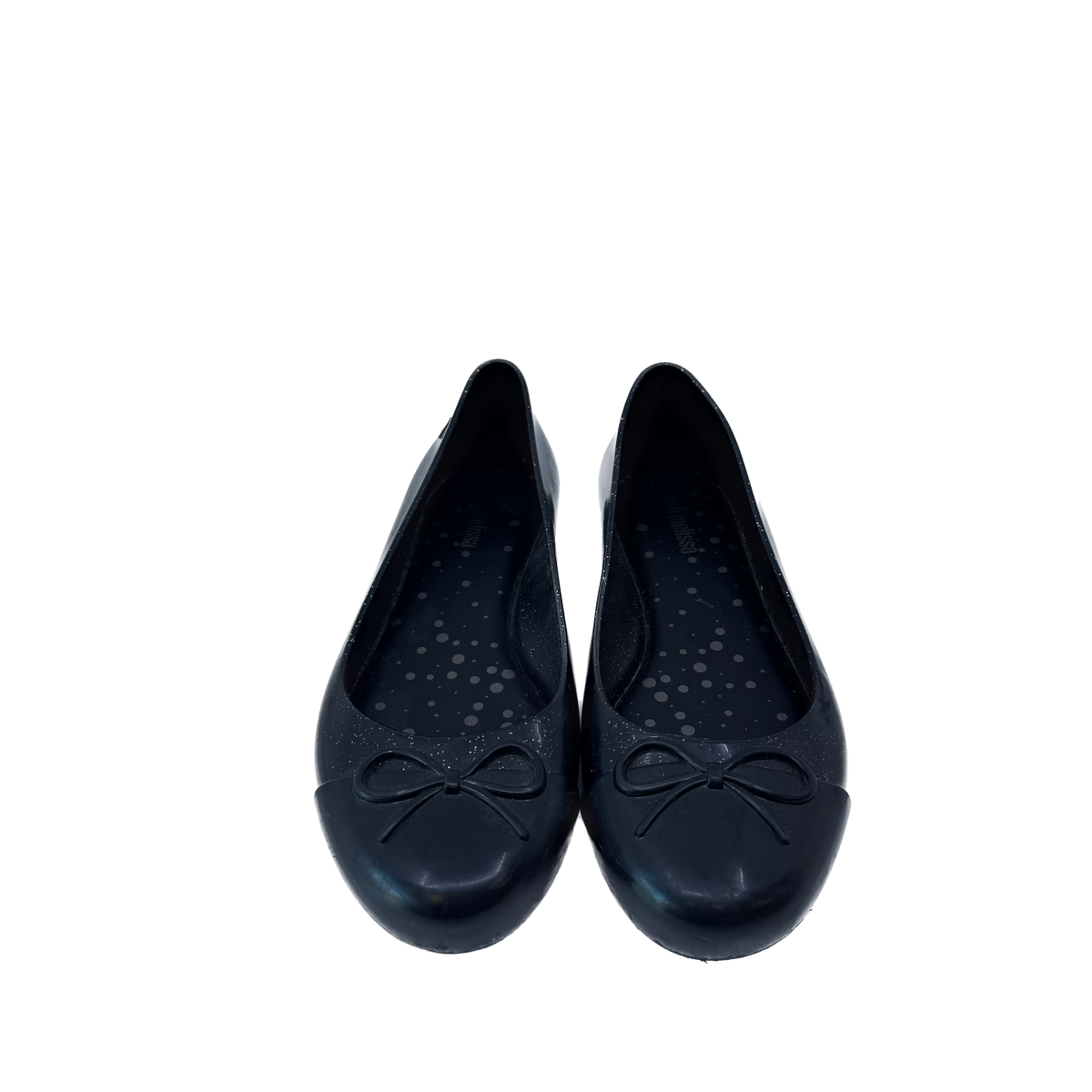 Mini Melissa Girls Black | Sparkle Shoes Size: 2 Youth Black | Sparkle