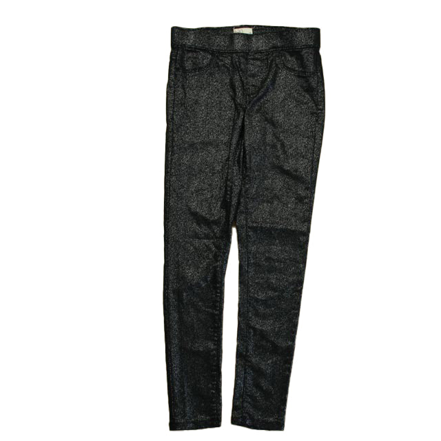 SO Girls Black Sparkle Jeggings Size: 12 Years Black Sparkle