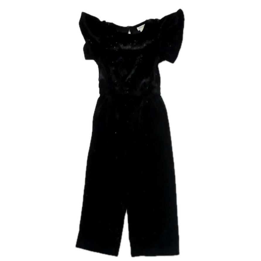 Crewcuts Girls Black Sparkle Romper Size: 3T Black Sparkle