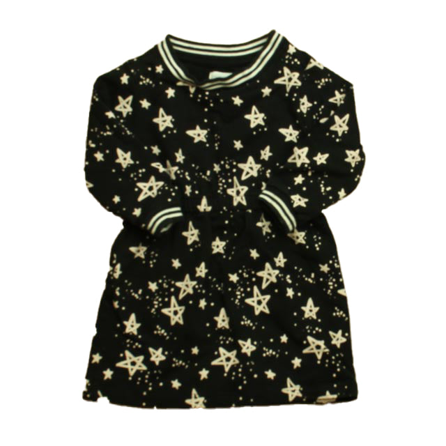 Rockets Of Awesome Girls Black Stars Dress Size: 12-18 Months Black Stars