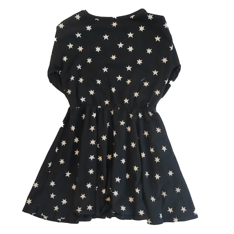 Tea Collection Girls Black Stars Dress Size: 12 Years Black Stars