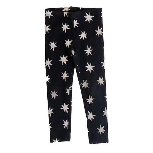 Tea Collection Girls Black Stars Leggings Size: 5T Black Stars