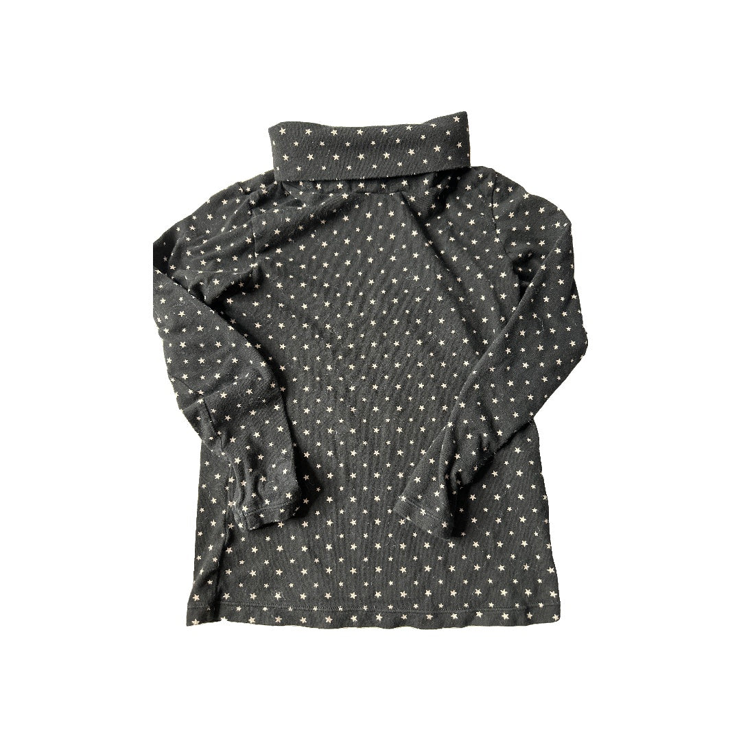Uniqlo Girls Black | Stars Long Sleeve T-Shirt Size: 5 Black | Stars