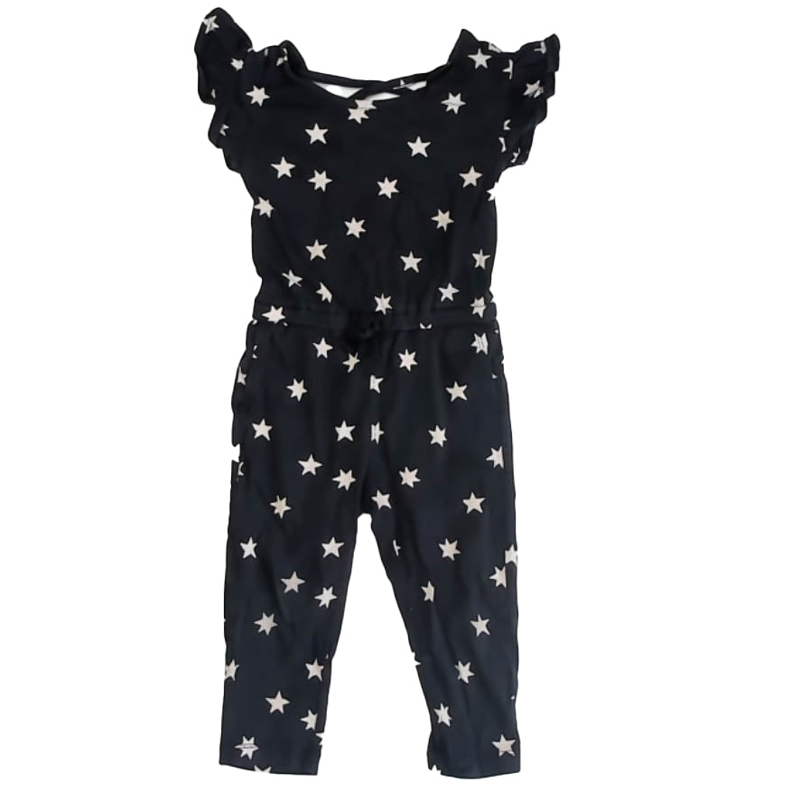 Tea Girls Black Stars Romper Size: 2T Black Stars