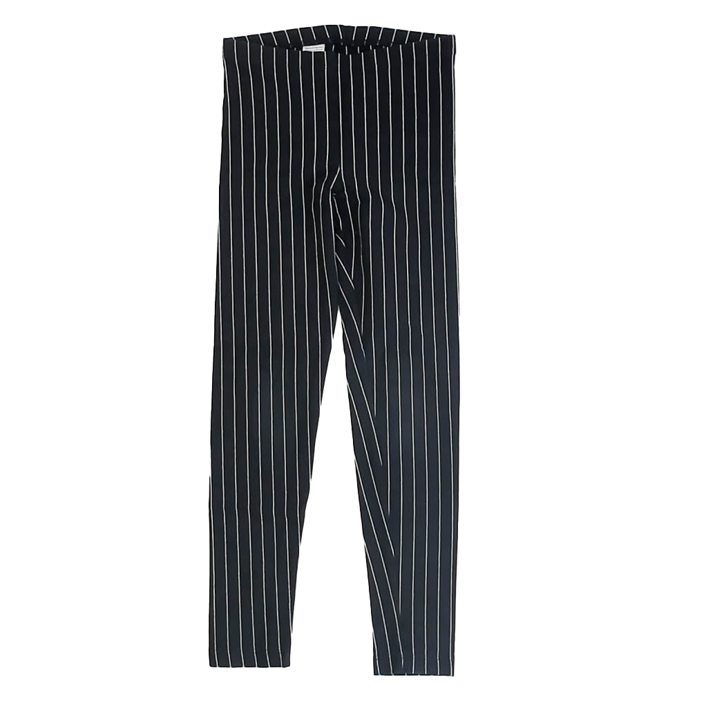 Tea Collection Girls Black Stripe Leggings Size: 7 Years Black Stripe