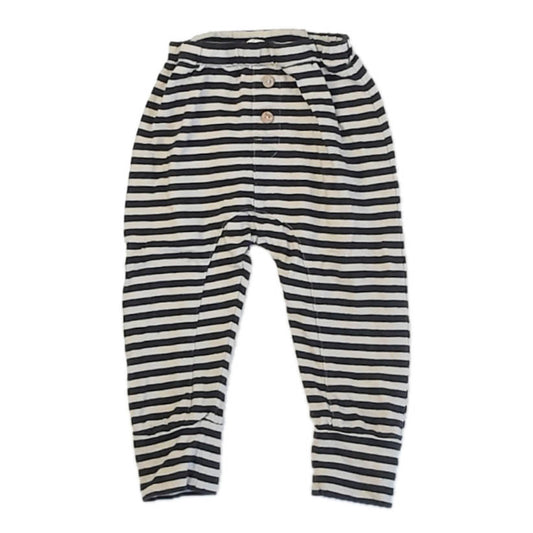 Rylee + Cru Boys Black Stripe Leggings Size: 12-18 Months Black Stripe