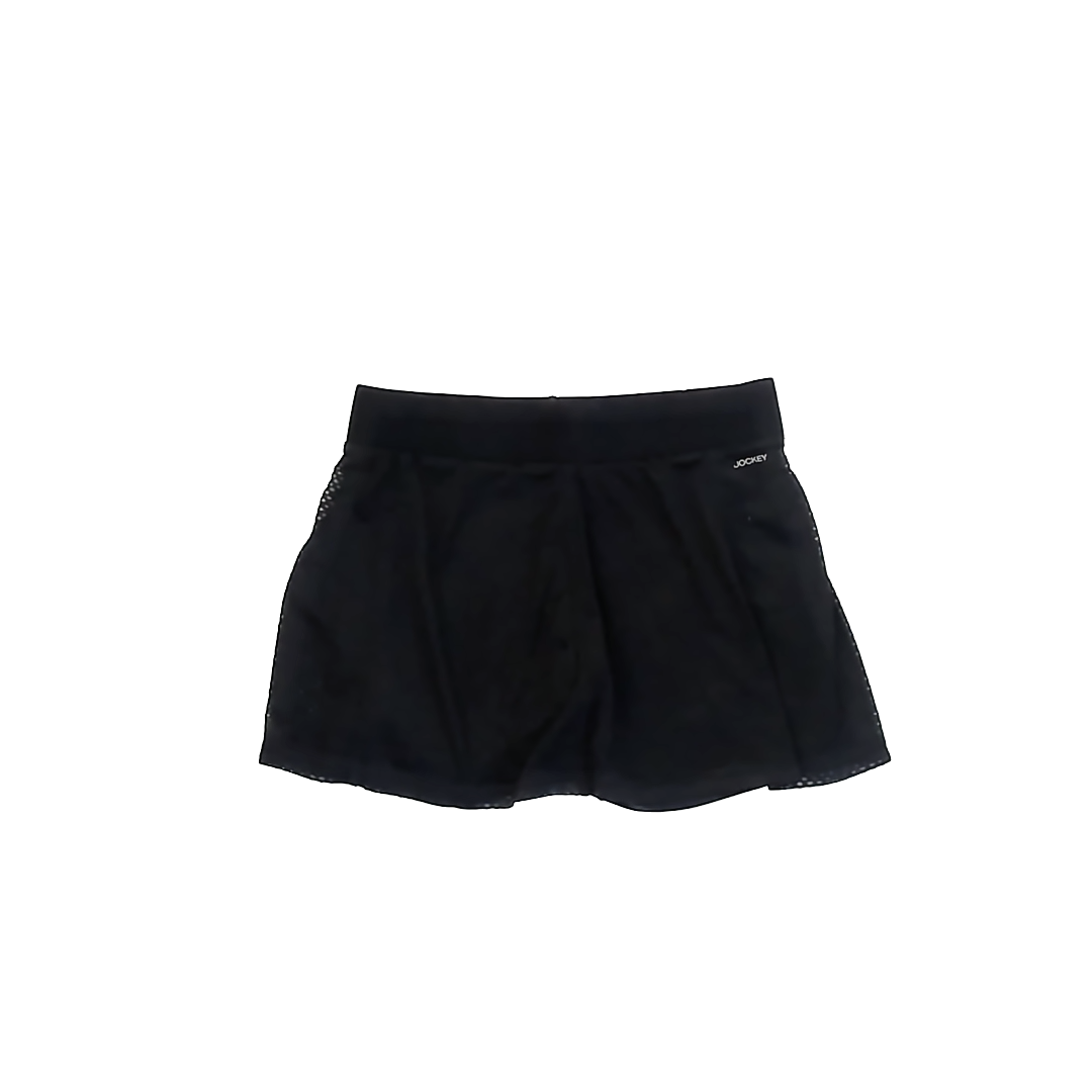 Jockey Girls Black Texture Athletic Shorts Size: Small Black Texture