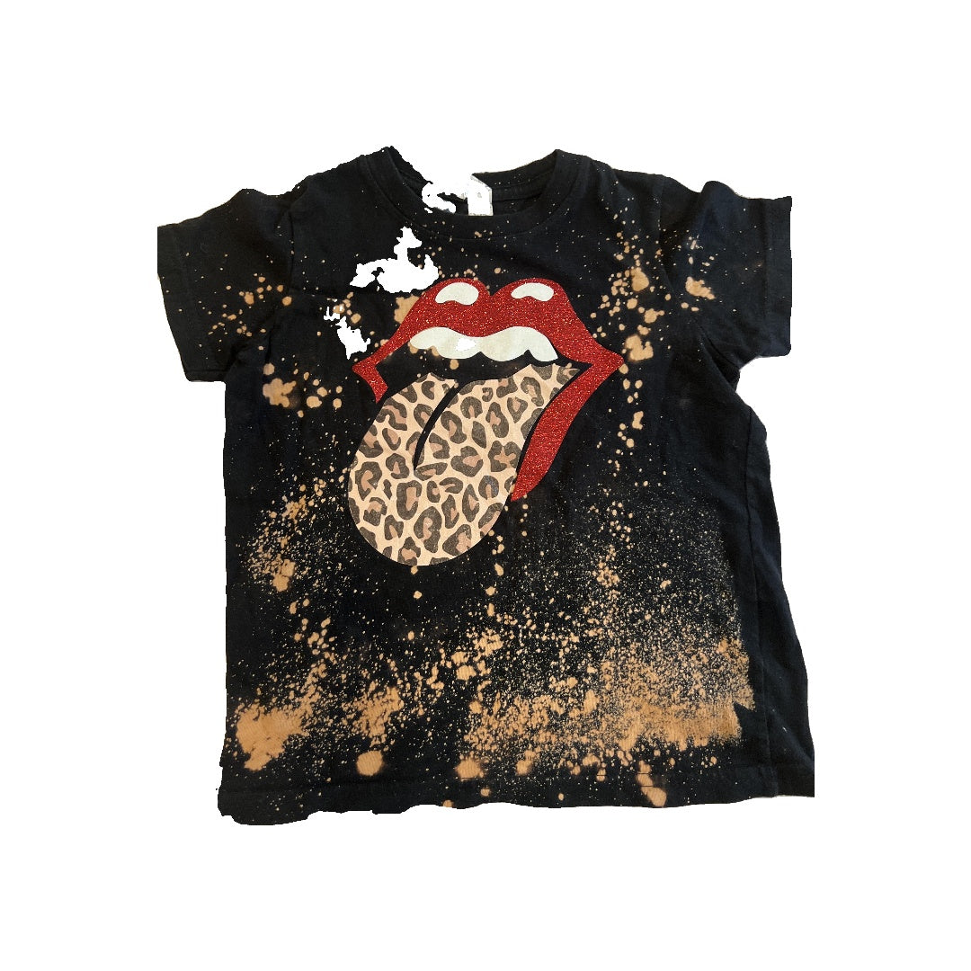 Rabbit Skins Unisex Black | Tie Dye | Graphic T-Shirt Size: 4T Black | Tie Dye | Graphic