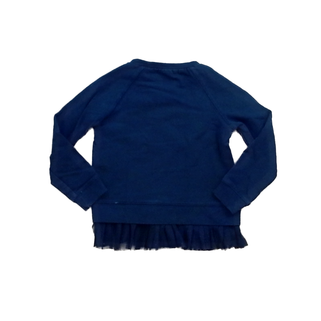 Rockets Of Awesome Girls Black | Tulle Bottom Long Sleeve T-Shirt Size: 2T - 3T Black | Tulle Bottom