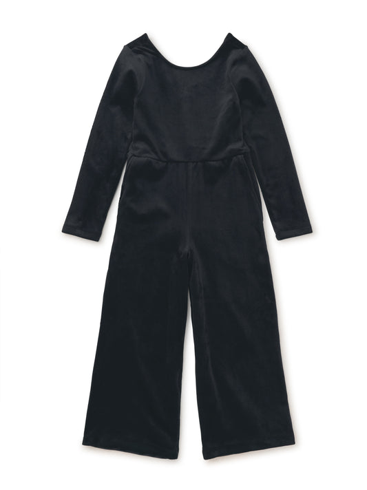 Tea Collection Girls Black Velour Long Sleeve Outfit Size: 10 Years Black Velour