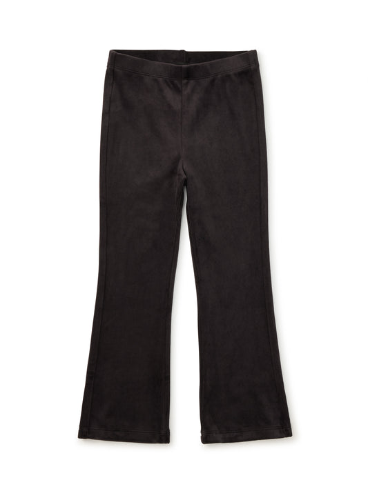 Tea Collection Girls Black Velour Leggings Size: 5T Black Velour