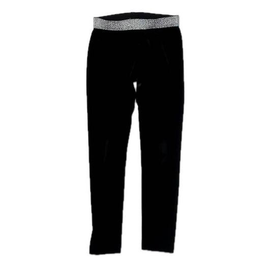 Rockets Of Awesome Girls Black Velour Leggings Size: 6-7 Years Black Velour