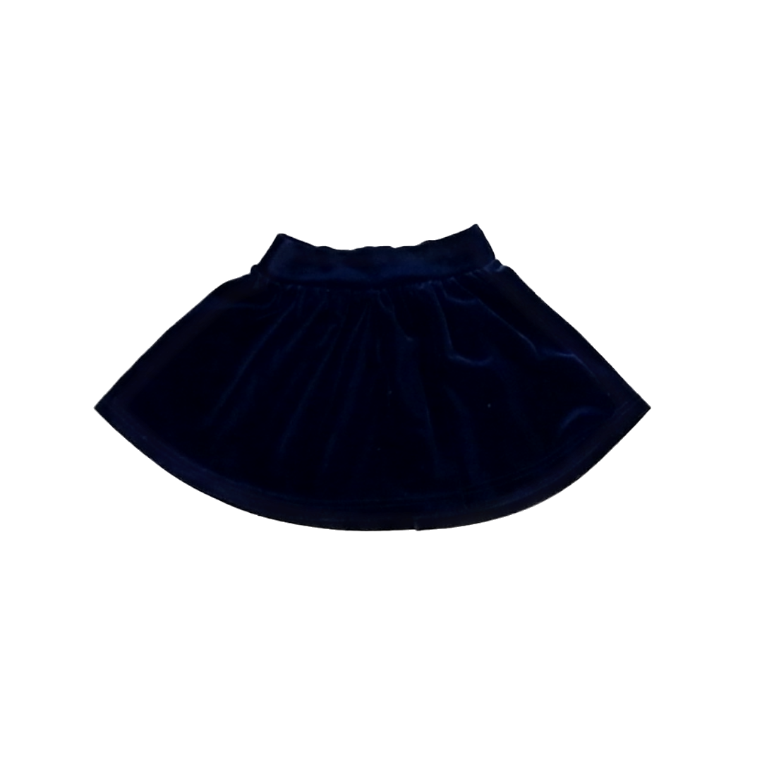 Rockets Of Awesome Girls Black Velvet Skirt Size: 2T Black Velvet