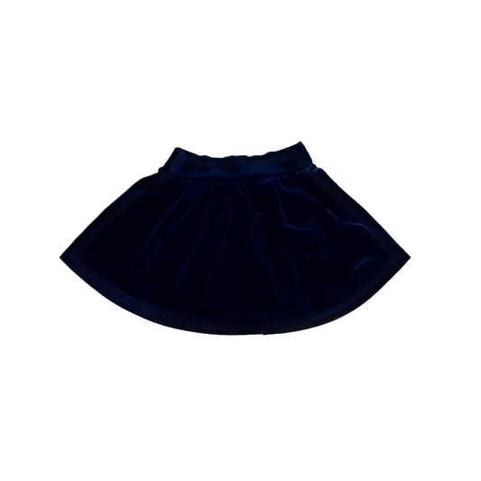 Rockets Of Awesome Girls Black Velvet Skirt Size: 2T Black Velvet