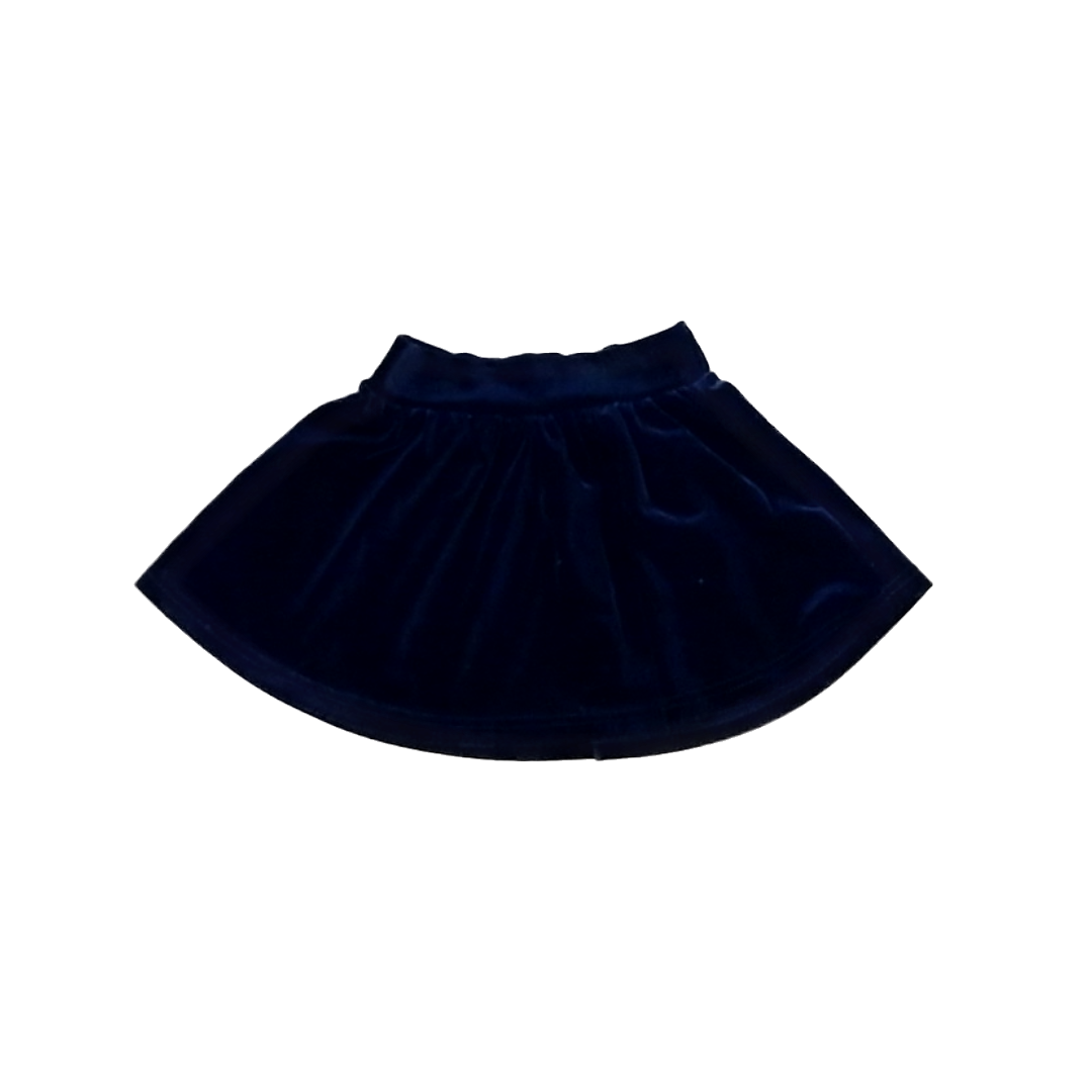 Rockets Of Awesome Girls Black Velvet Skirt Size: 2T Black Velvet