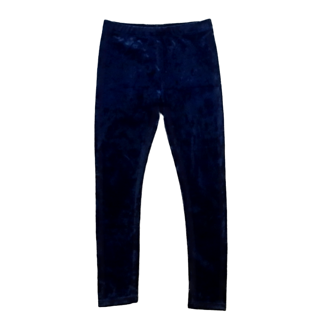Rockets Of Awesome Girls Black Velvet Pants Size: 4T - 6 Years Black Velvet
