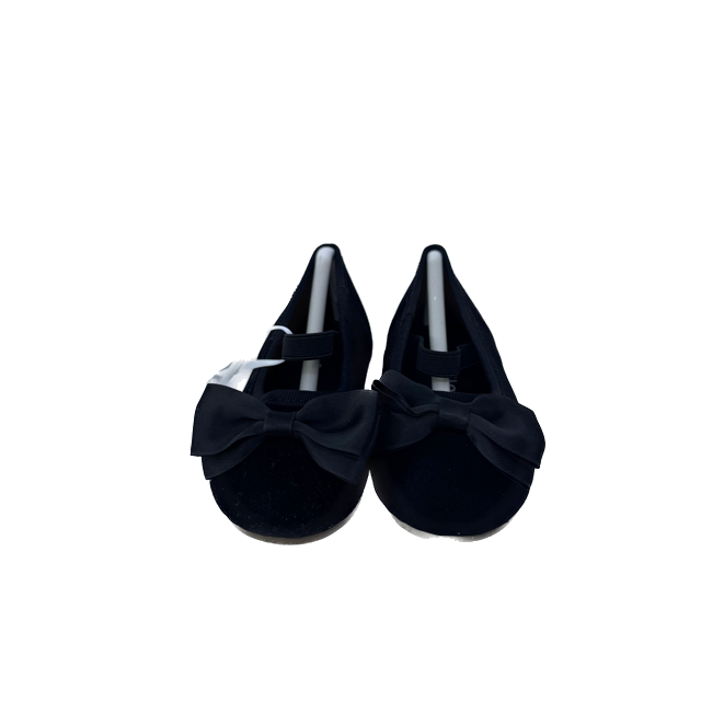 Felix & Flora Girls Black Velvet Shoes Size: 5T Black Velvet