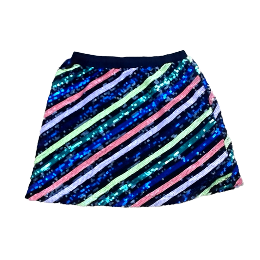 Rockets Of Awesome Girls Black w/Multi Color Sequins Skirt Size: 12 Years Black w/Multi Color Sequins