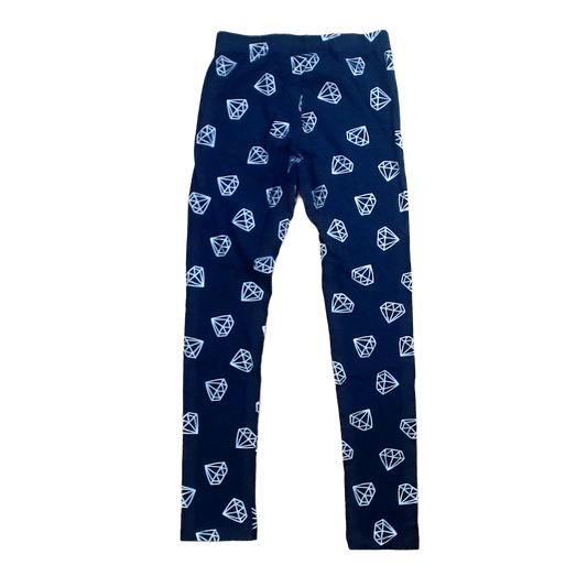 Rockets Of Awesome Girls Black | White Diamonds Pants Size: 10 Years Black | White Diamonds