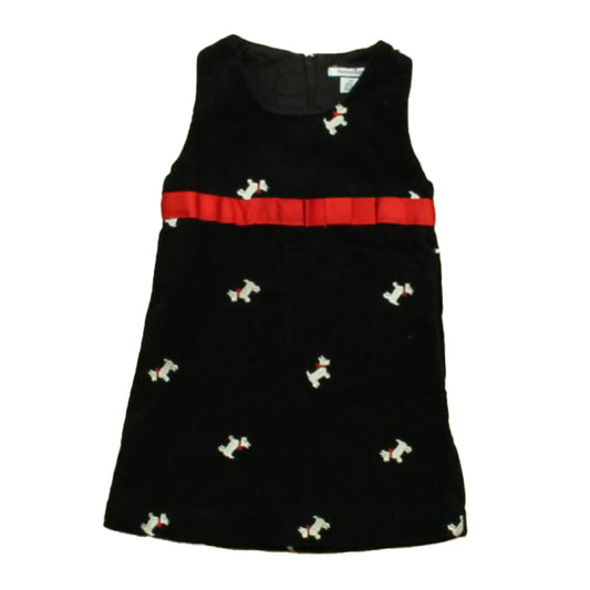 Hartstrings Girls Black | White Dogs Jumper Size: 2T Black | White Dogs
