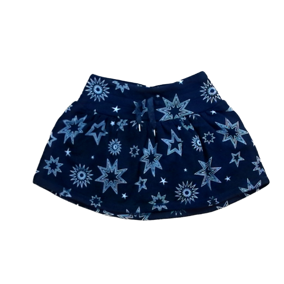 Rockets Of Awesome Girls Black | White Doodles Skirt Size: 3T - 7 Years Black | White Doodles