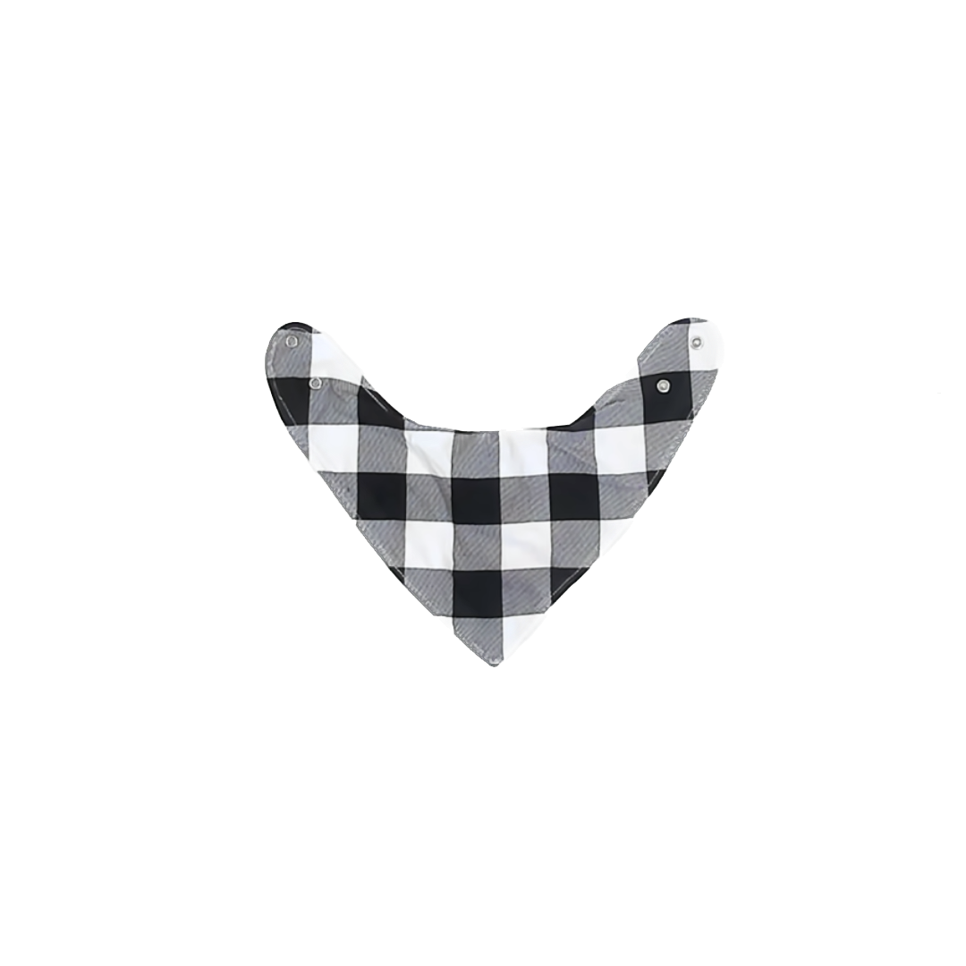 totah Unisex black | white | gingham Bib Size: No Size black | white | gingham