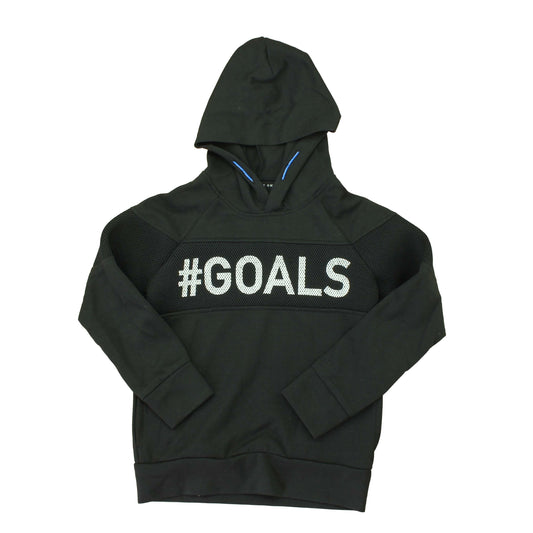 Rockets Of Awesome Boys Black | White | Goals Hoodie Size: 8 Years